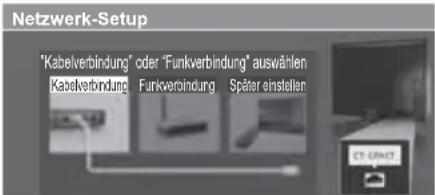 PANASONIC Viera TX-L32ETW5W - Wählen Sie den Netzwerktyp - 1