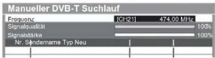 PANASONIC Viera TX-L32ETW5W - Stellen Sie die Frequenz für jeden Kanal ein 2 Suchen - 1