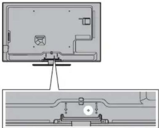PANASONIC Viera TX-L32ETW5W - Verwendung der Kabelschelle - 1