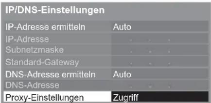PANASONIC Viera TX-L32ETW5W - Wählen Sie [Proxy-Einstellungen] aus und nehmen Sie die Einstellungen vor - 1