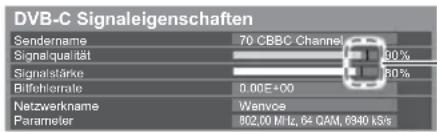 PANASONIC Viera TX-L32ETW5W - DVB-Signal überprüfen [Signaleigenschaften] - 2