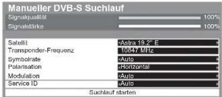 PANASONIC Viera TX-L32ETW5W - Stellen Sie den Satelliten ein - 1
