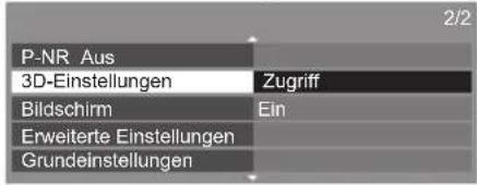 PANASONIC Viera TX-L32ETF52 - Wählen Sie [3D-Einstellungen] - 1
