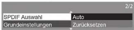 PANASONIC Viera TX-L32ETF52 - Wählen Sie [SPDIF Auswahl] und nehmen Sie die Einstellung vor - 1
