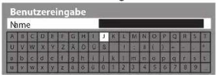 PANASONIC Viera TX-L32DT30Y - Eingeben von Zeichen über die eingeblendete Tastatur - 1