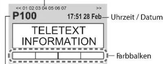 PANASONIC Viera TX-L32DT30Y - Schalten Sie auf Videotext um. - 2