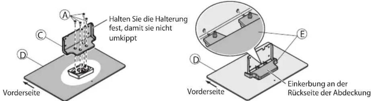 PANASONIC Viera TX-L32DT30Y - Zusammenbau des Sockels - 1