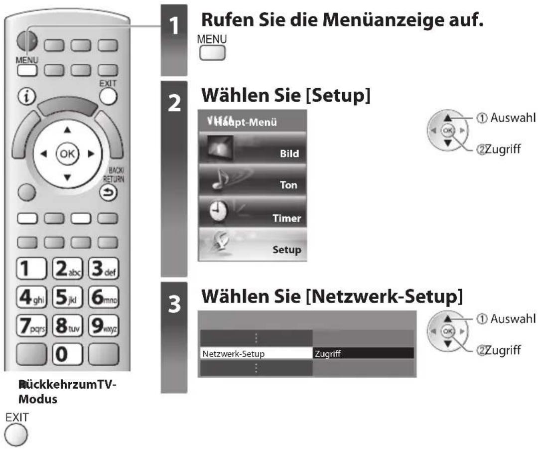 PANASONIC Viera TX-L32DT30Y - Netzwerk-Setup - 1