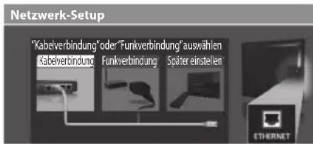 PANASONIC Viera TX-L32DT30Y - Wählen Sie den Netzwerktyp - 1