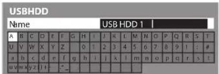PANASONIC Viera TX-L32DT30Y - Der Name für die USB-Festplatte wird automatisch erstellt. Wenn Sie den Namen ändern wollen, wählen Sie [Ja]. - 1