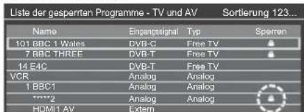 PANASONIC Viera TX-55CXW704 - Wählen Sie [Kindersicherung] - 3