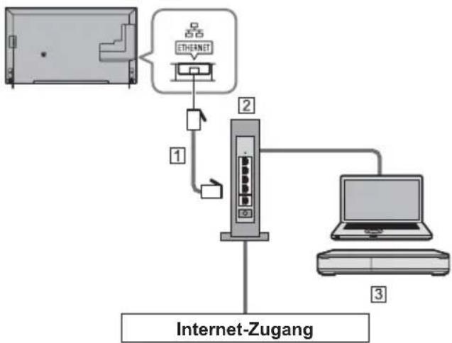 PANASONIC Viera TX-55CXW704 - Netzwerkverbindungen - 2