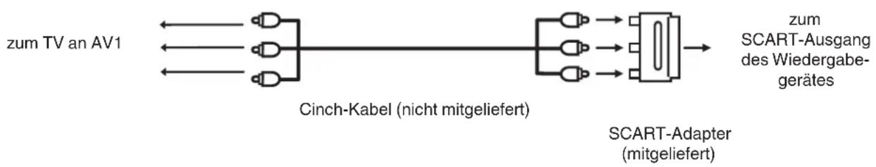 ORION CLB22B161S - SCART-Geräte zur Wiedergabe anschließen - 1