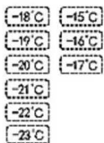 PKM SBS436.4A+NF IX - SETTING OF THE TEMPERATURE OF THE FREEZER: - 1