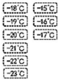 PKM SBS436.4A+NF IX - TEMPERATUREINSTELLUNG DES GEFRIERBEREICHS: - 1