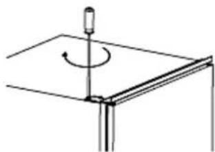 PKM KS215.0A++EB2 - Changing of the hinge position - 3