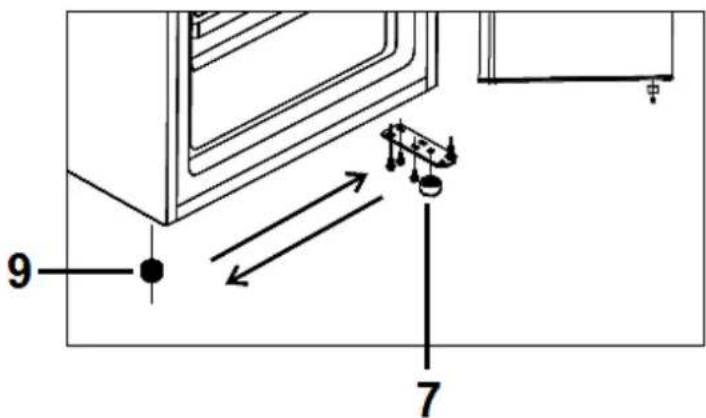 PKM KS165 - CHANGE OF THE HINGE POSITION: - 5