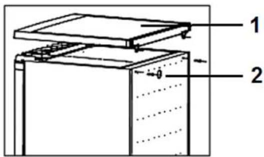 PKM KS165 - CHANGE OF THE HINGE POSITION: - 7