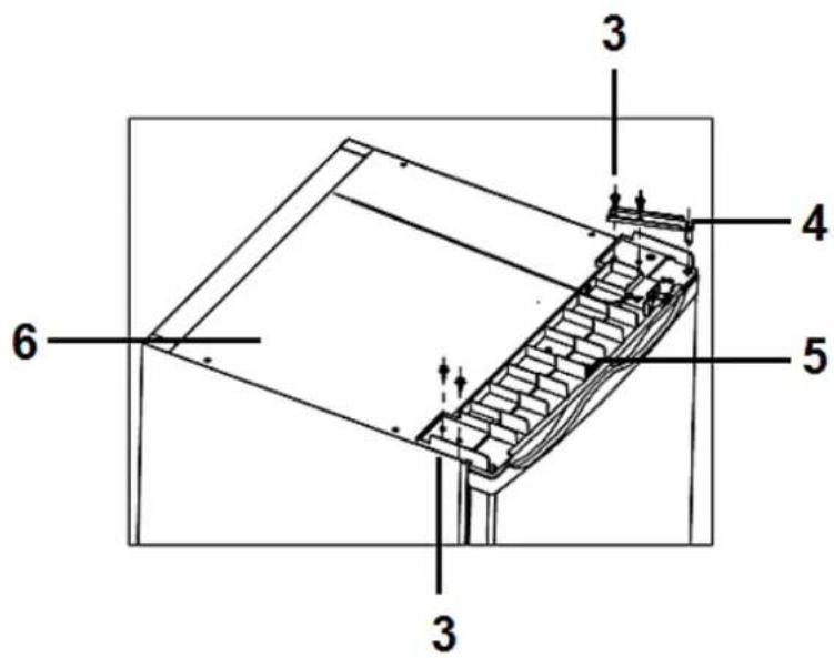 PKM KS165 - CHANGE OF THE HINGE POSITION: - 2