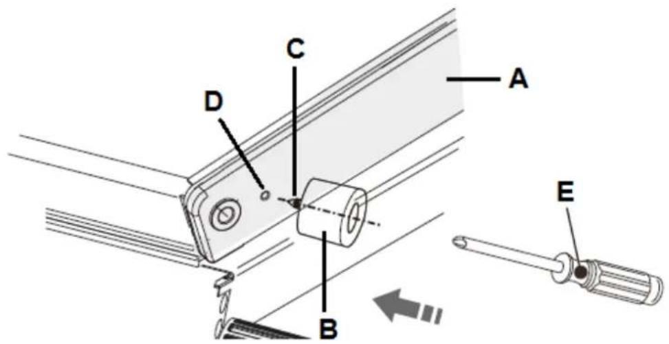 PKM KS165 - INSTALLATION OF THE TILT PROTECTION: - 3
