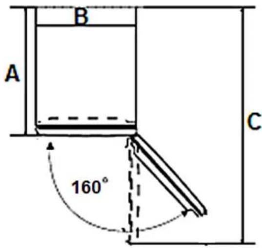 PKM KS165 - Space requirement - 1