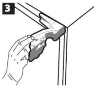 PKM KS117.4A+UB - Change of the hinge position (fig. 5/1-9) - 3