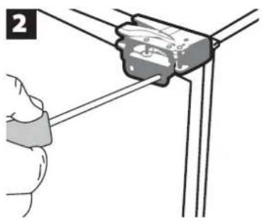 PKM KS117.4A+UB - Change of the hinge position (fig. 5/1-9) - 2