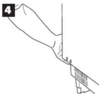 PKM KS117.4A+UB - Change of the hinge position (fig. 5/1-9) - 4