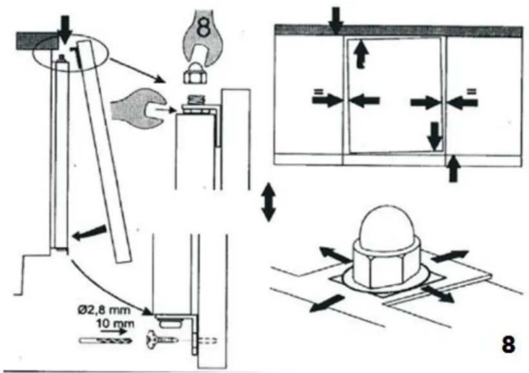 PKM KS117.4A+UB - Change of the hinge position (freezer compartment door, fig.. 6) - 4