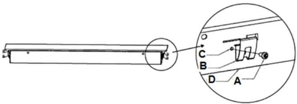 PKM KF4 2KB - Fixing of the retaining brackets - 1
