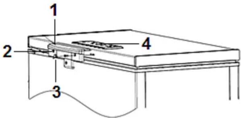PKM GT 200A++M - Installation of the door handle - 1