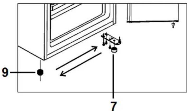 PKM GS83.4A++T3 - CHANGE OF THE HINGE POSITION: - 5