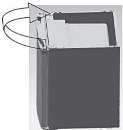PKM GS75.4A+T2 - Changing of the hinge position - 3