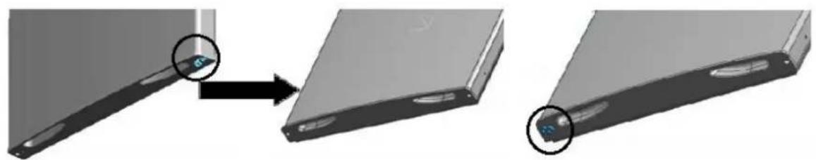PKM GK 212.4A++N2 - Change of the hinge position - 3