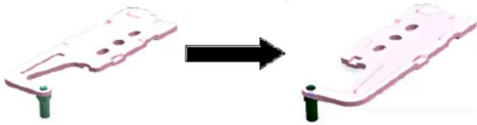 PKM GK 212.4A++N2 - Change of the hinge position - 2