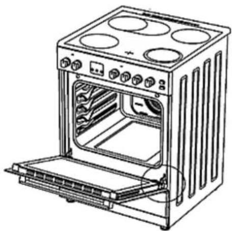 PKM EH4-60 GK6-2KB - Removing of the oven door. - 1