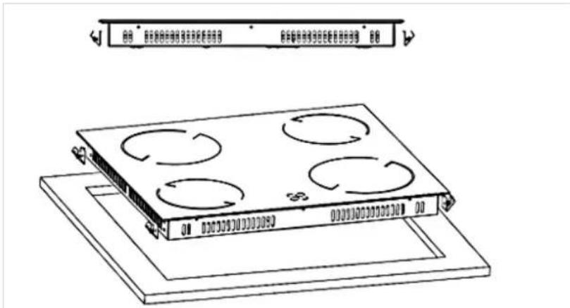 PKM BIC4-I GK IX-2 - Installation of the hob - 1