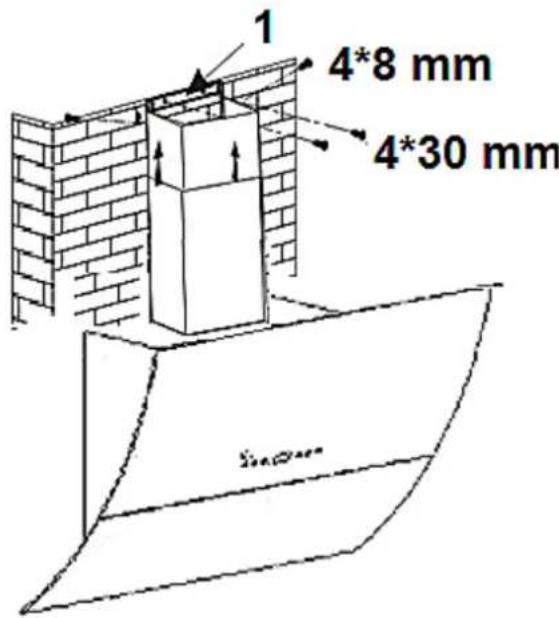 PKM 9080 BZ - Installation of the chimney - 3
