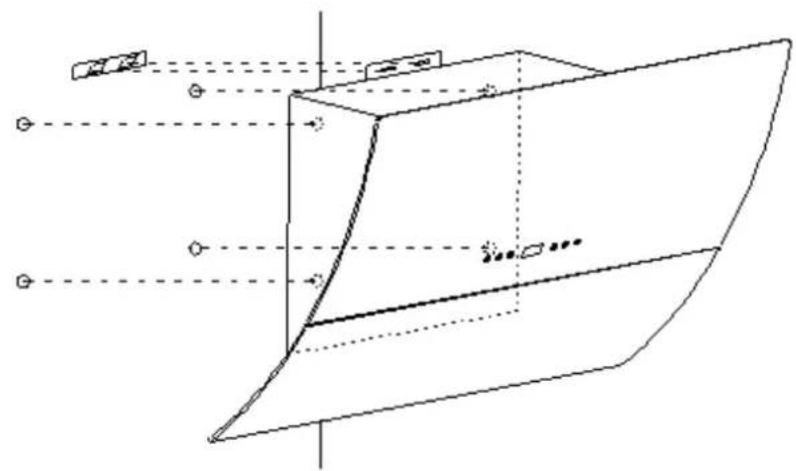 PKM 9080 BZ - Installationsschritte (Abluftführung nach außen) - 2