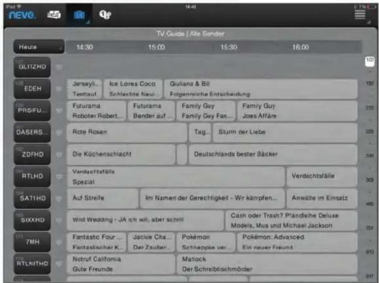 TV Guide | Alle Sønder Heute 14:30 15:00 15:30 16:00 GLITZHD EDEH PRSIFU... DASERS... ZDFHD RTLHD SAT1HD SIXXHD 7MH RTLNITHD Jerseyll... Ice Loves Coco Gullana & Bil Testlauf Schlechte Neuß Folgenreiche Entscheidung Futurama Roboter Robert... Futurama Family Guy Family Guy Bender auf ... Family Guy Fan... Joes Affäre Rote Rosen Tag... Sturm der Liebe Die Küchenschlacht Deutschlands bester Bäcker Verdachtsfälle Spezial Verdachtsfälle Auf Streife Im Namen der Gerechtigkeit - We kämpfen... Anwälte im Einsatz Wid Wedding - JA ich wil, aber scherr Cash oder Trash? Pfandleihe Deluxe Models, Mus und Michael Jackson Fantastic Four... Jackie Cha... Pokémon Pokémon: Advanced Fantastischer K. Der Zauber... Schneppie var Ein neuer Freund Netruf California Matlock Güte Freunde Der Schrelbtischmöder