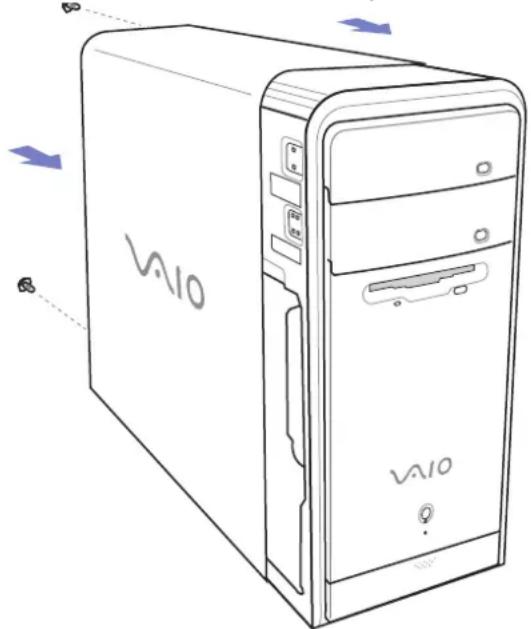 SONY Vaio PCV-RS346 - Schließen des Geräts - 1