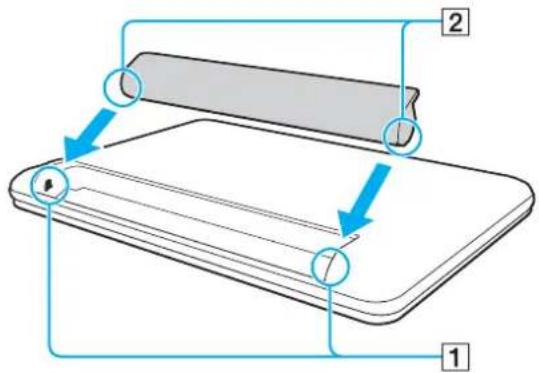 SONY Vaio VPCYB2M1E - Installing/Removing the Battery Pack - 1