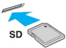 SONY Vaio VPCYB2M1E - To insert an SD memory card - 1