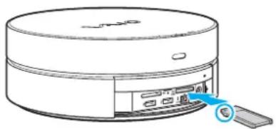 SONY Vaio VGX-TP3E - So setzen Sie einen Memory Stick ein - 1