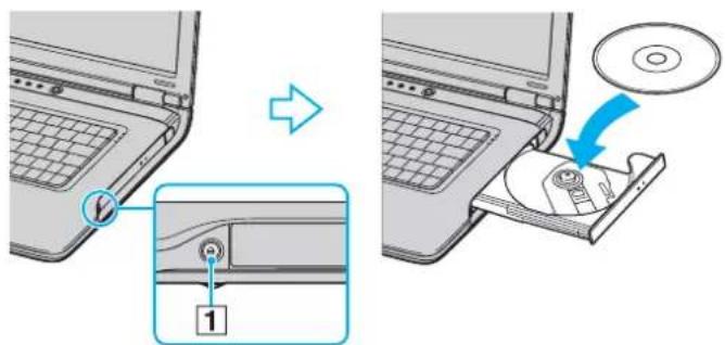 SONY Vaio VGN-FS285B - Using the Optical Disc Drive - 1