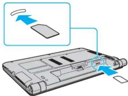 SONY Vaio VPCY21B7E - So setzen Sie die SIM-Karte ein - 3