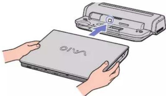SONY Vaio VGN-A217M - Attaching your computer to a docking station - 5