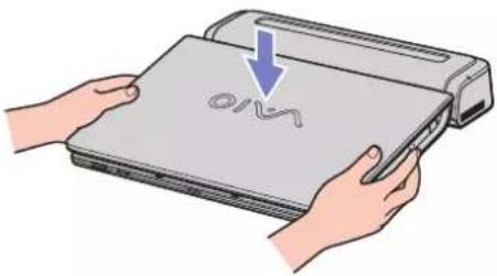 SONY Vaio VGN-A217M - Attaching your computer to a docking station - 7