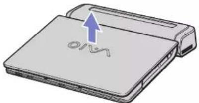 SONY Vaio VGN-A217M - Disconnecting your computer from the docking station - 2
