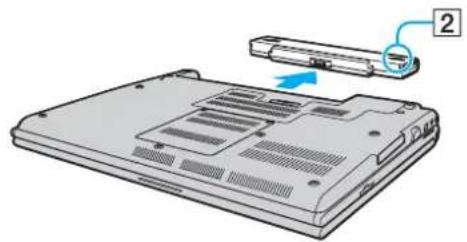 SONY Vaio VGN-SZ71MN - Removing the Battery Pack - 2